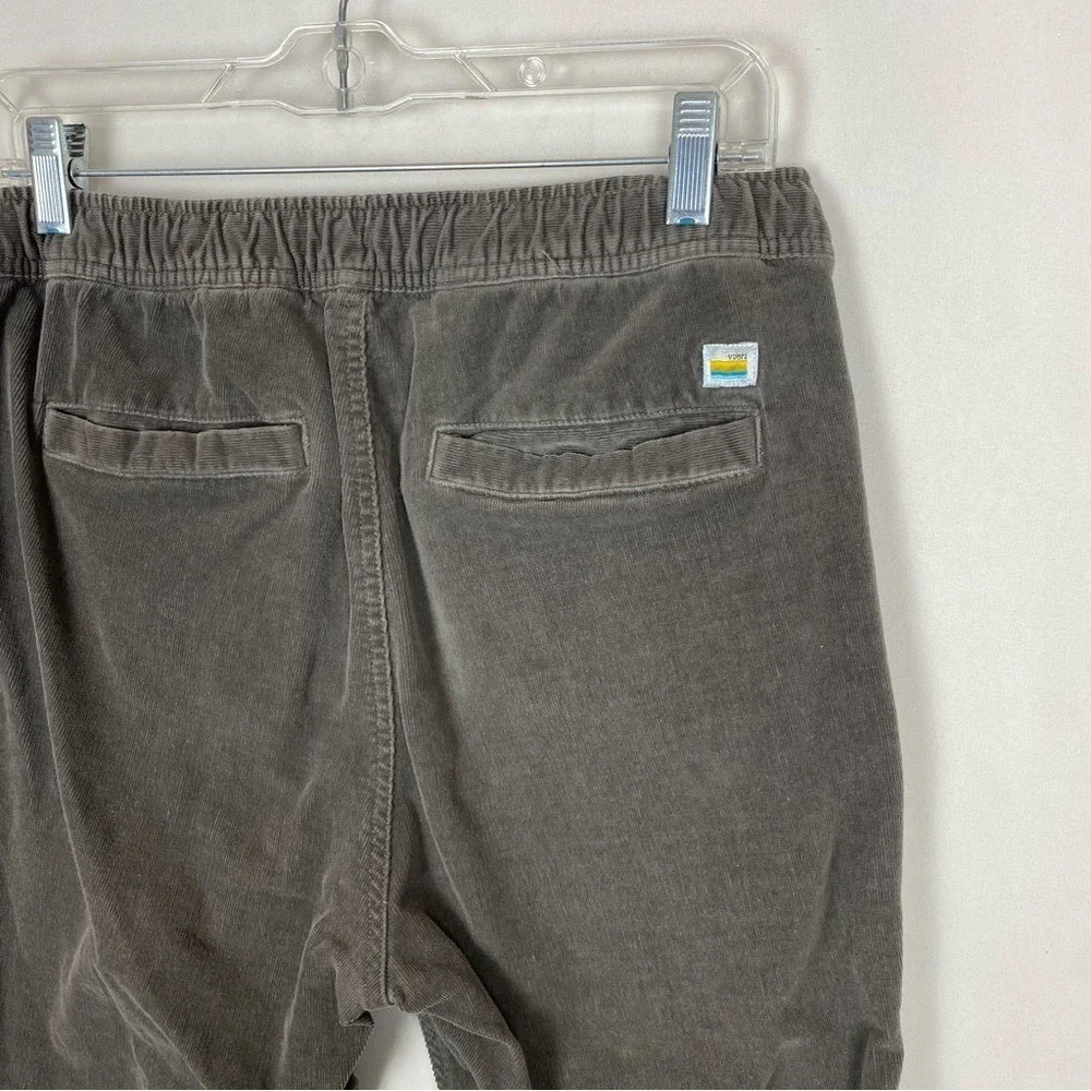 Vuori Optimist Corduroy Cotton Pants Grey Size Small‎
